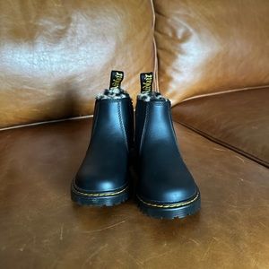 Little girls dr martens brand new never worn! Fur lined cheetah